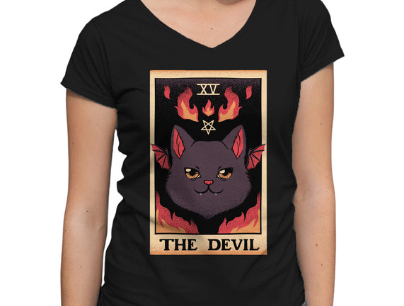 The Devil Cat Tarot Card