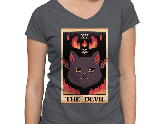 The Devil Cat Tarot Card