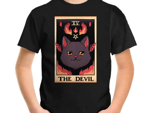 The Devil Cat Tarot Card