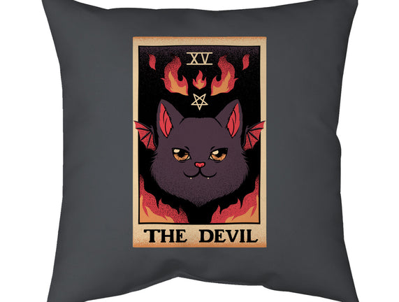 The Devil Cat Tarot Card