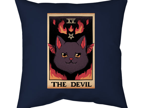 The Devil Cat Tarot Card