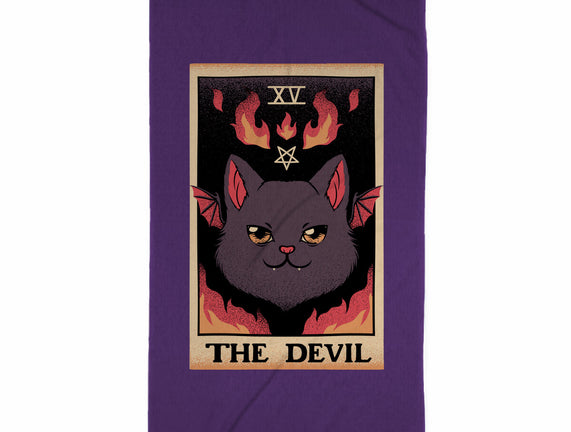 The Devil Cat Tarot Card