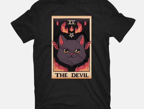 The Devil Cat Tarot Card