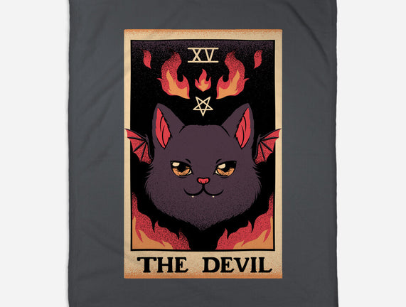 The Devil Cat Tarot Card