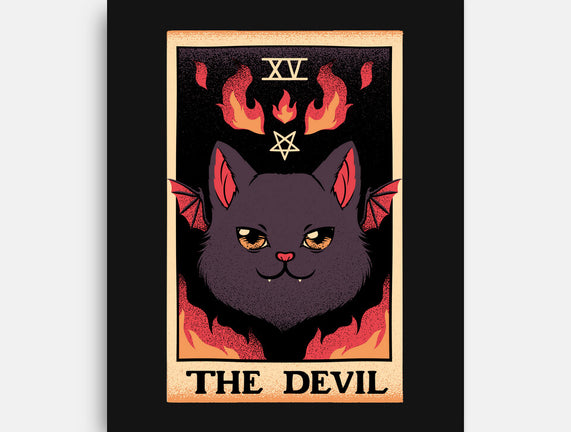 The Devil Cat Tarot Card