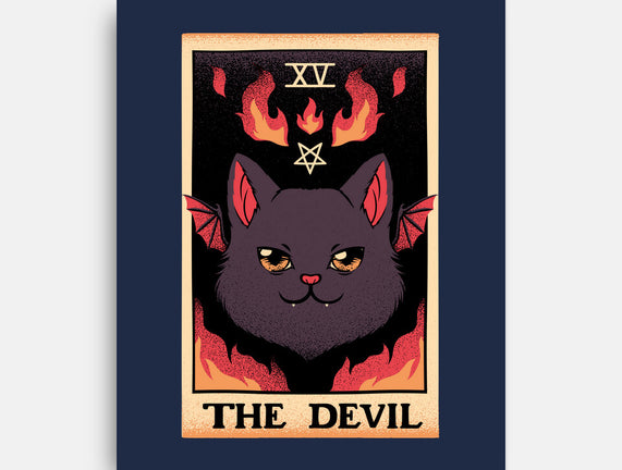 The Devil Cat Tarot Card