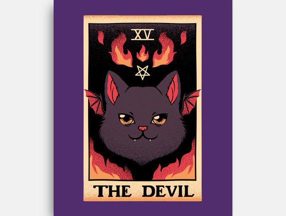 The Devil Cat Tarot Card