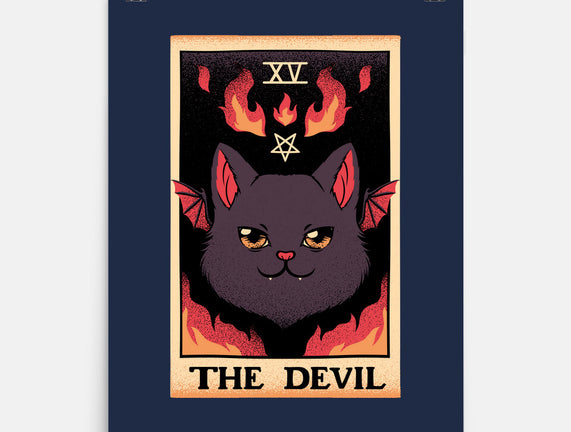 The Devil Cat Tarot Card