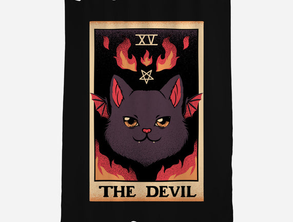 The Devil Cat Tarot Card