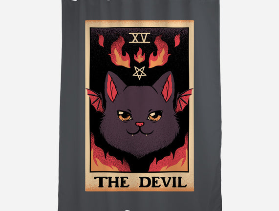 The Devil Cat Tarot Card