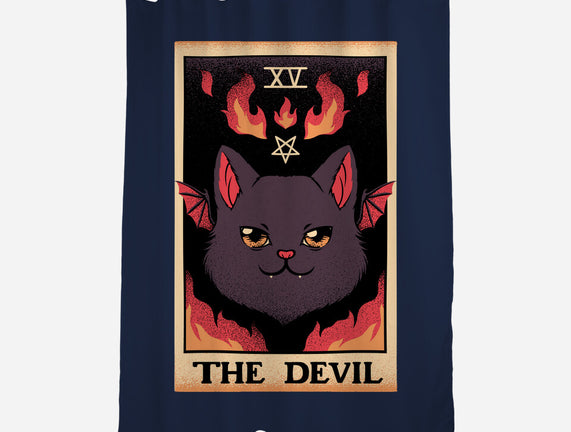 The Devil Cat Tarot Card