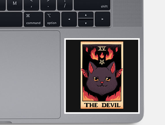 The Devil Cat Tarot Card