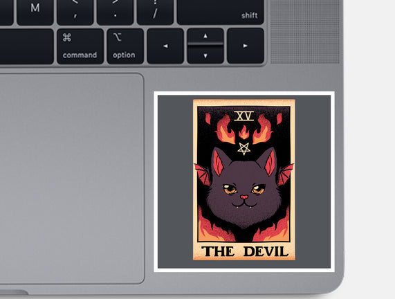 The Devil Cat Tarot Card