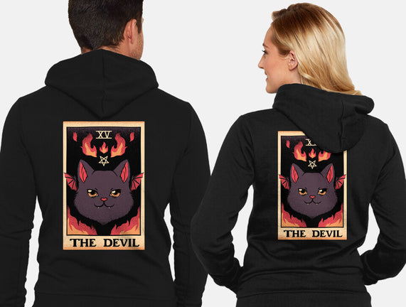 The Devil Cat Tarot Card