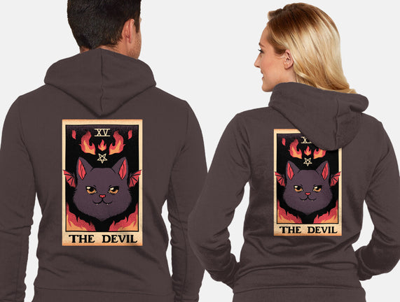 The Devil Cat Tarot Card