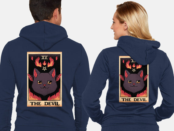 The Devil Cat Tarot Card