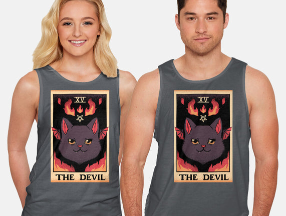 The Devil Cat Tarot Card