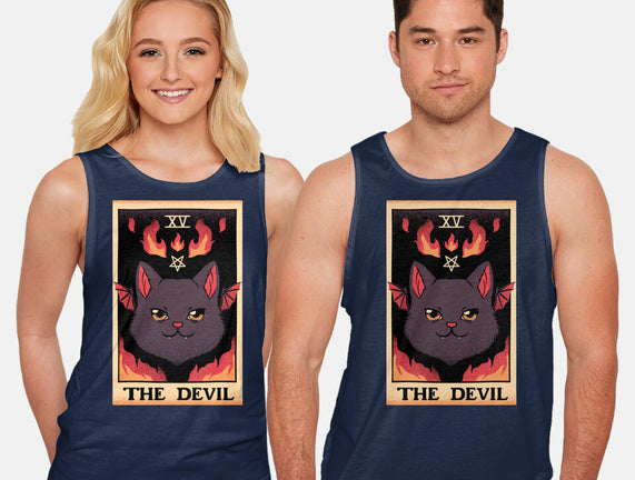 The Devil Cat Tarot Card