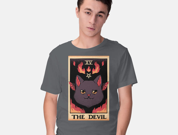 The Devil Cat Tarot Card