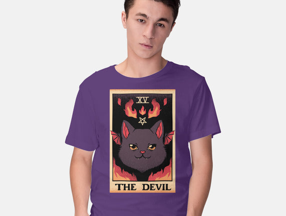 The Devil Cat Tarot Card