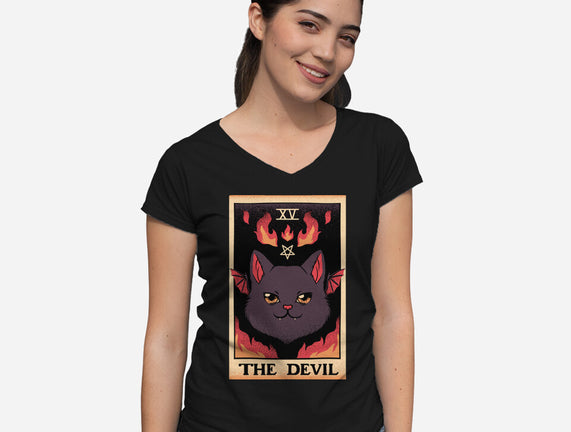 The Devil Cat Tarot Card
