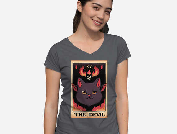 The Devil Cat Tarot Card