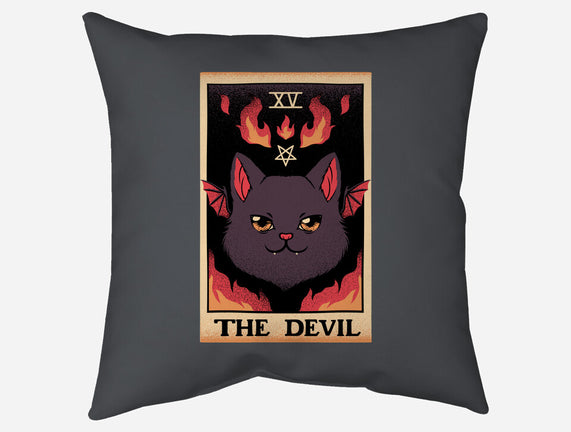 The Devil Cat Tarot Card