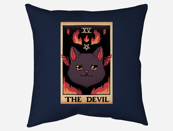 The Devil Cat Tarot Card