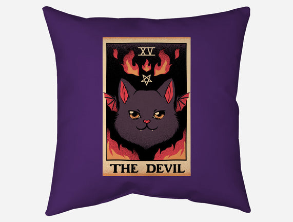The Devil Cat Tarot Card