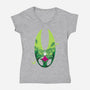 Lady Hornet-womens v-neck tee-RamenBoy