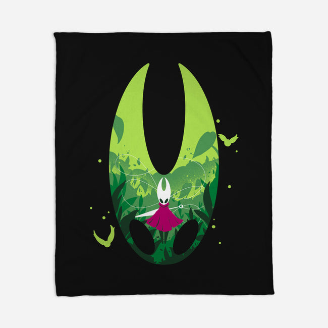 Lady Hornet-none fleece blanket-RamenBoy