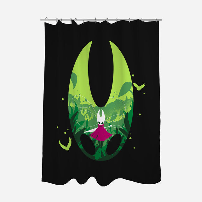 Lady Hornet-none polyester shower curtain-RamenBoy