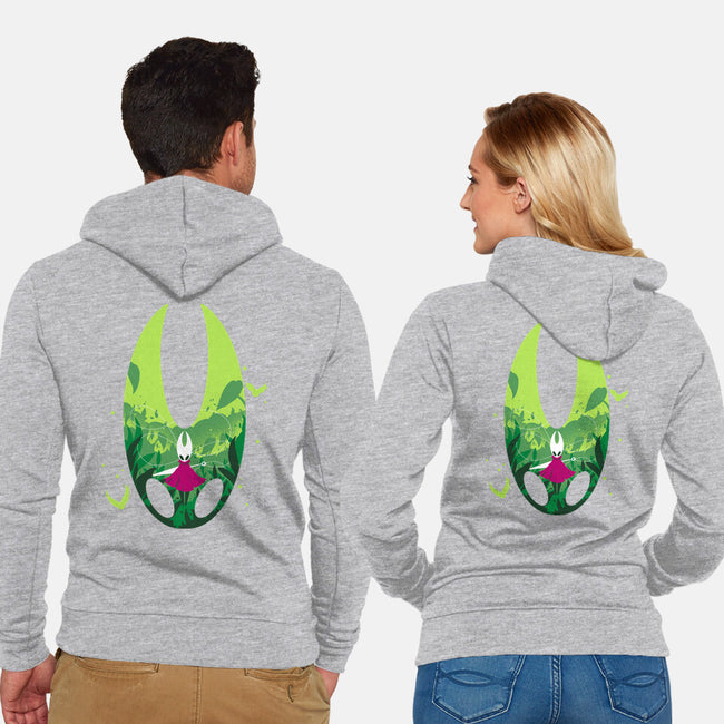 Lady Hornet-unisex zip-up sweatshirt-RamenBoy