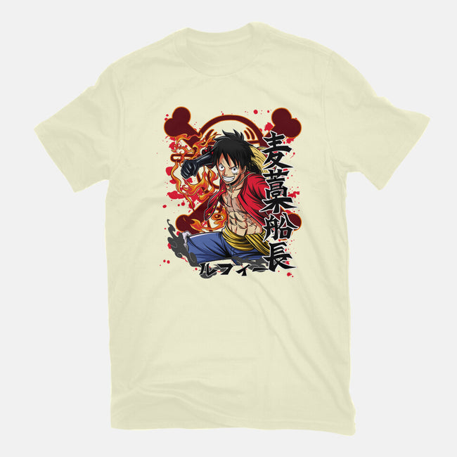 Monkey D Luffy-mens basic tee-Duardoart
