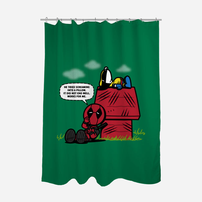 Mutant Nuts-none polyester shower curtain-Boggs Nicolas