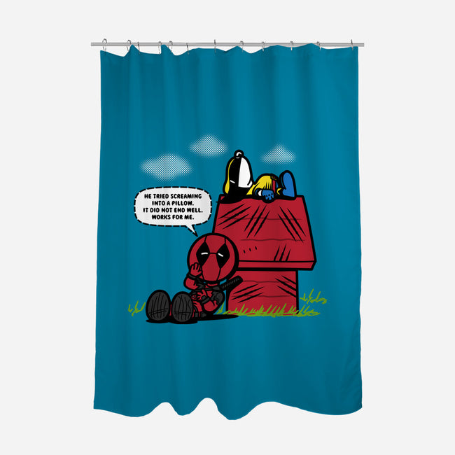 Mutant Nuts-none polyester shower curtain-Boggs Nicolas