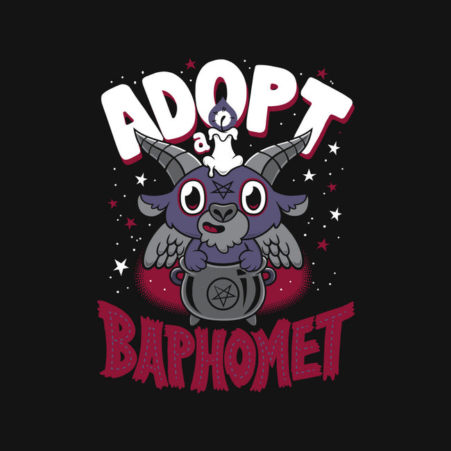 Adopt A Baphomet-womens fitted tee-Nemons