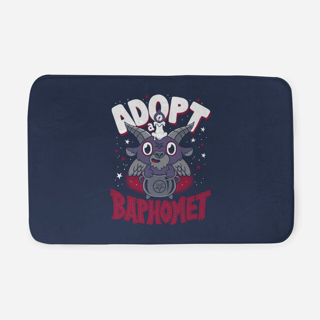 Adopt A Baphomet-none memory foam bath mat-Nemons