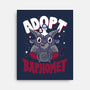 Adopt A Baphomet-none stretched canvas-Nemons