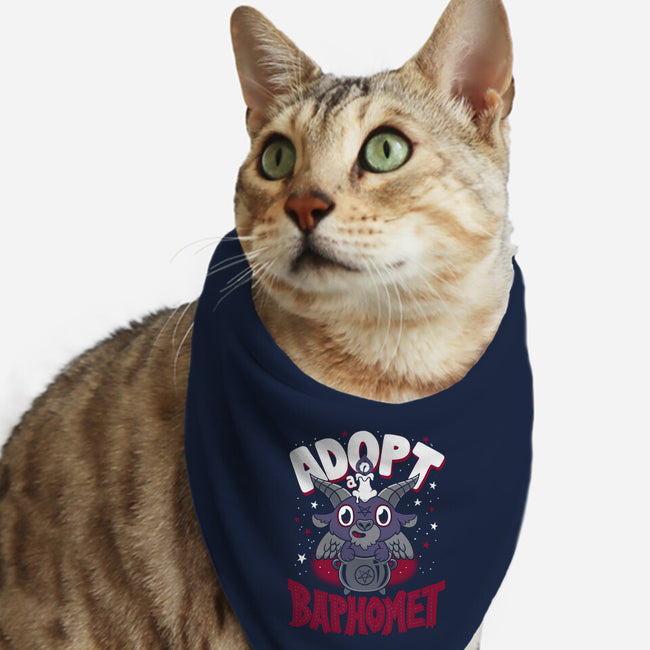 Adopt A Baphomet-cat bandana pet collar-Nemons