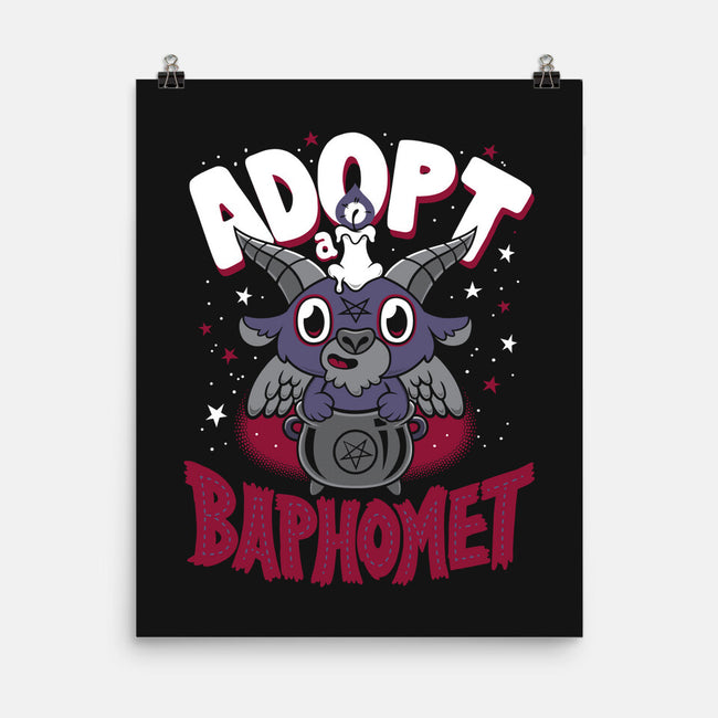 Adopt A Baphomet-none matte poster-Nemons