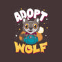 Adopt A Wolf-none drawstring bag-Nemons