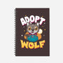 Adopt A Wolf-none dot grid notebook-Nemons