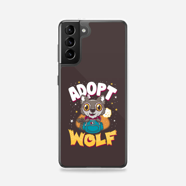 Adopt A Wolf-samsung snap phone case-Nemons