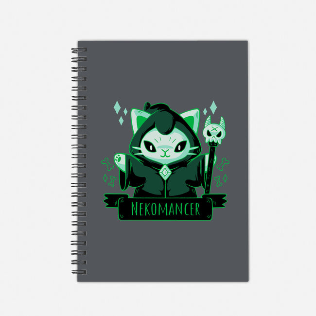Cute Nekomancer-none dot grid notebook-xMorfina