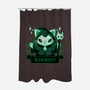 Cute Nekomancer-none polyester shower curtain-xMorfina