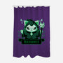 Cute Nekomancer-none polyester shower curtain-xMorfina