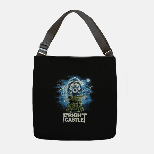 Fright Castle-none adjustable tote bag-zascanauta