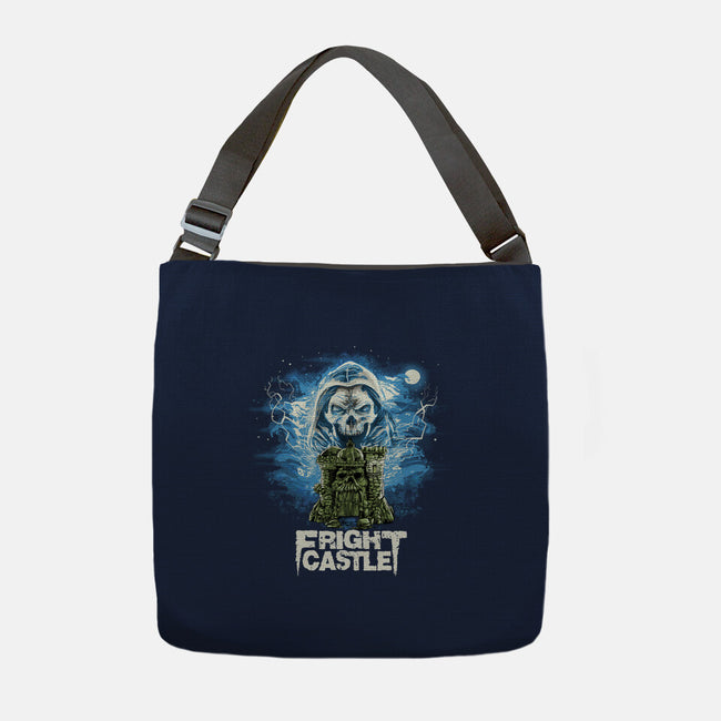 Fright Castle-none adjustable tote bag-zascanauta