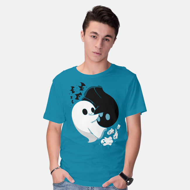 Ying Yang Ghosts-mens basic tee-Vallina84